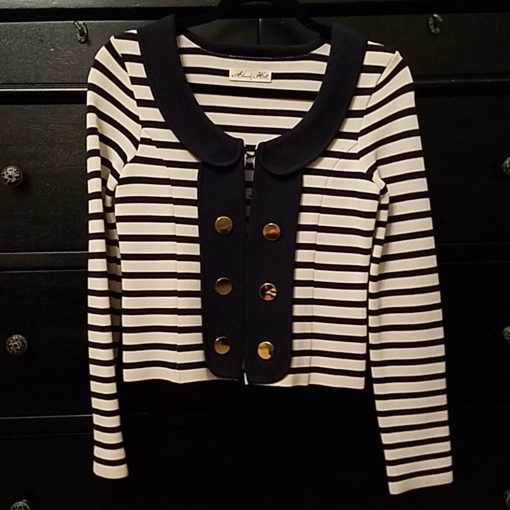 Alannah Hill Striped Jacket Size S